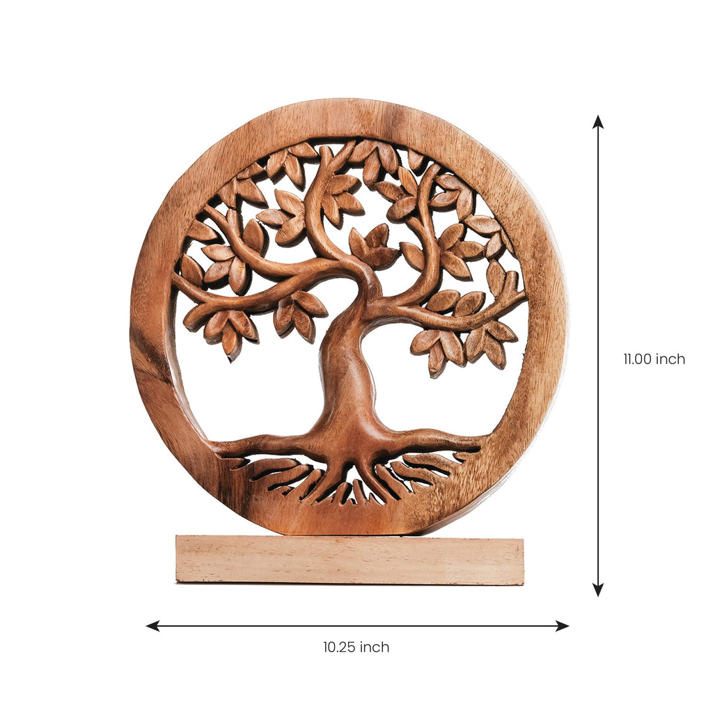 Tree of Life Handmade Wooden Sculpture