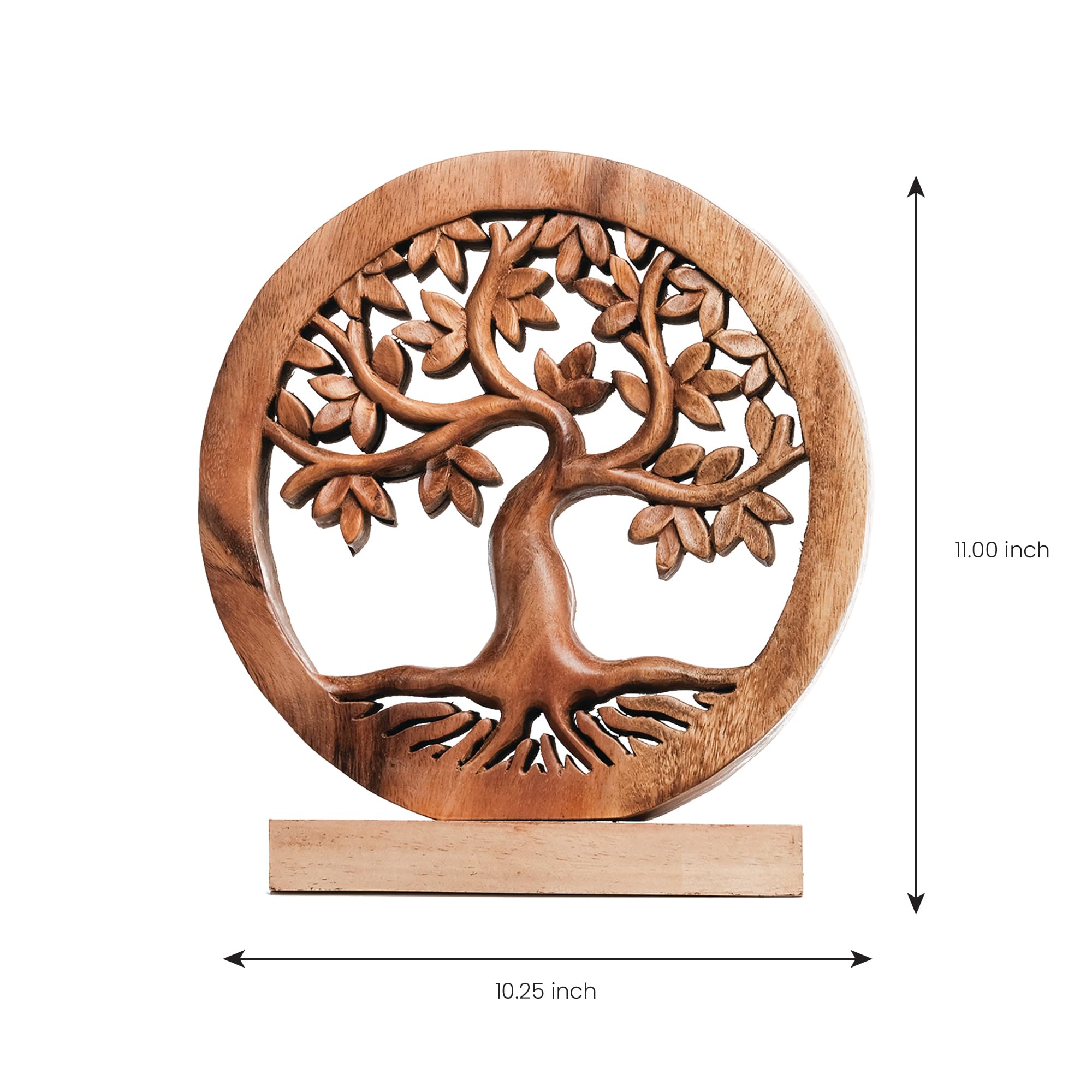 Tree of Life Handmade Wooden Sculpture