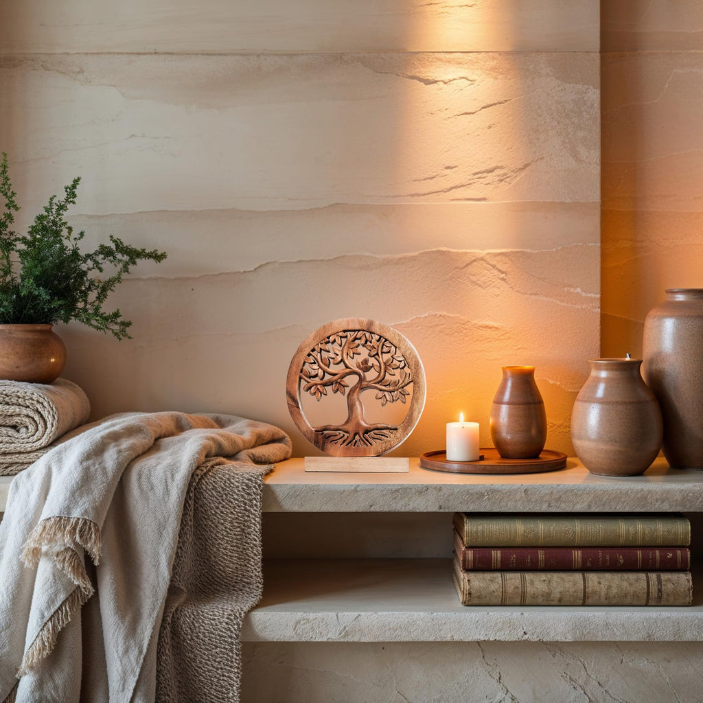Tree of Life Handmade Wooden Sculpture
