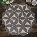 The Naughton Beaded Placemats – Luxurious Decorative Dining Table Décor 14 inch