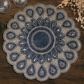 The Dodgens Charger Plates Beaded Placemats