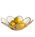 12" Scalloped Handwoven Iraca Bread Basket