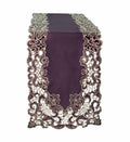 Amethyst Haze – Plum Gold Table Runner, Granada Collection Artistic Table Décor 14*108 inch