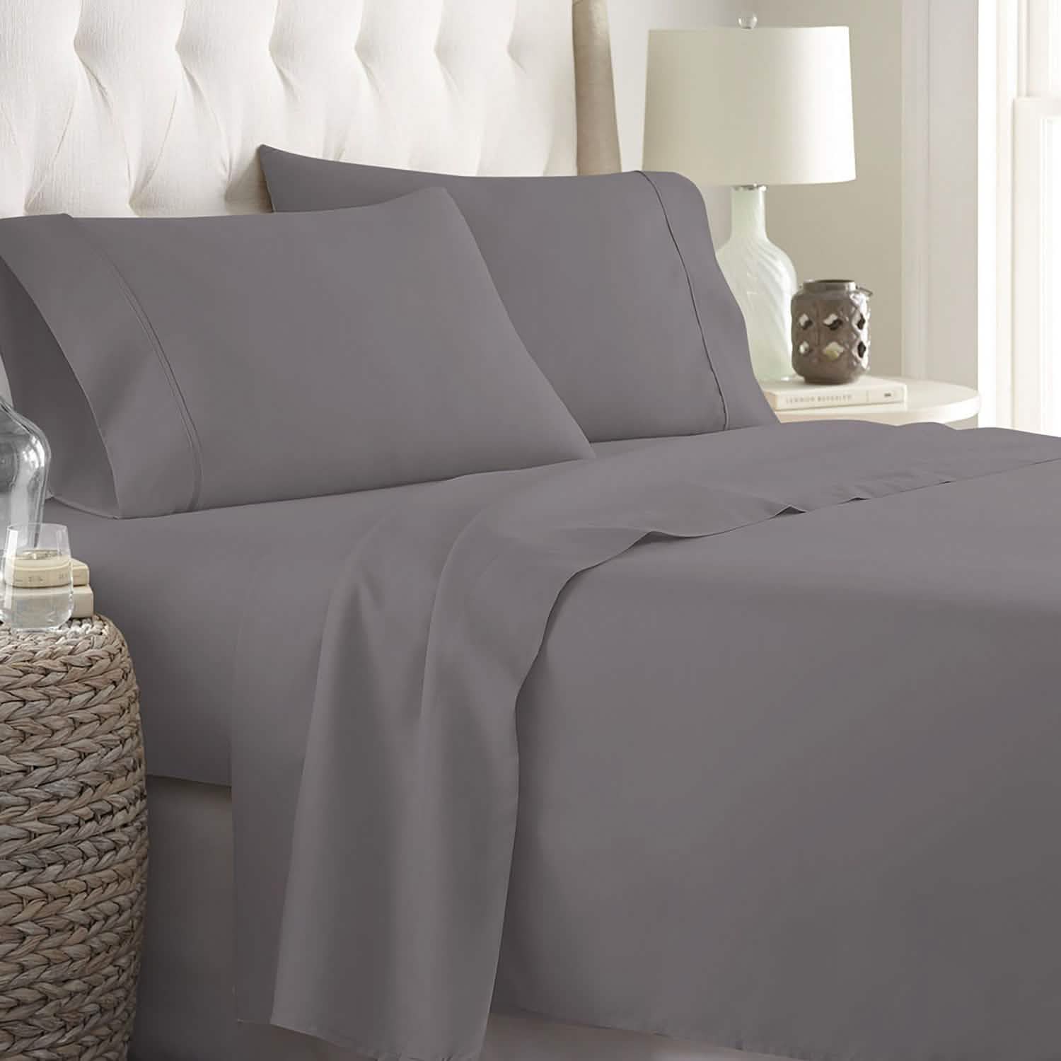 Soft Home 1800 Series Solid Microfiber Ultra Soft Sheet Set