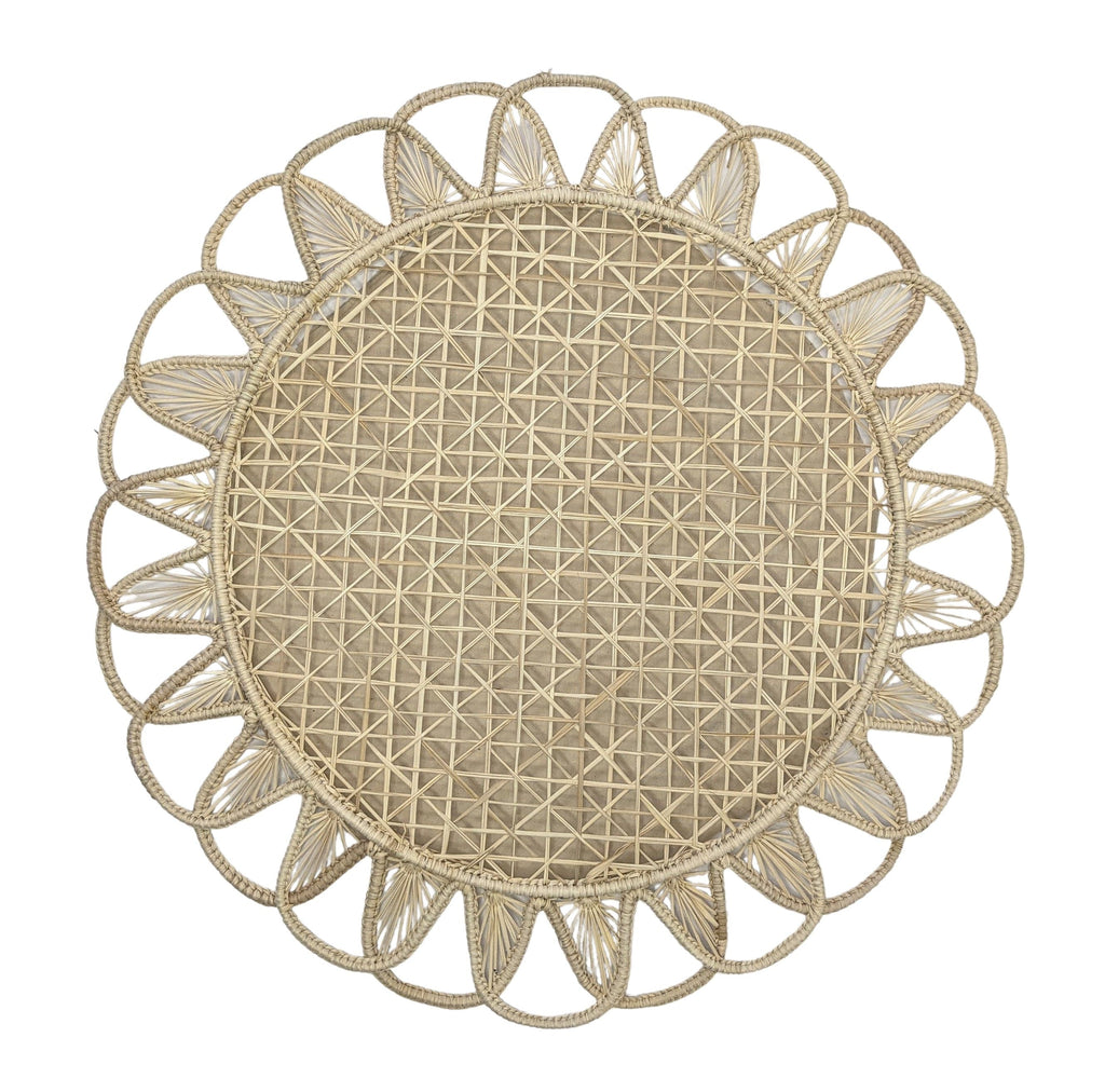 Luminous Handwoven Iraca Placemat