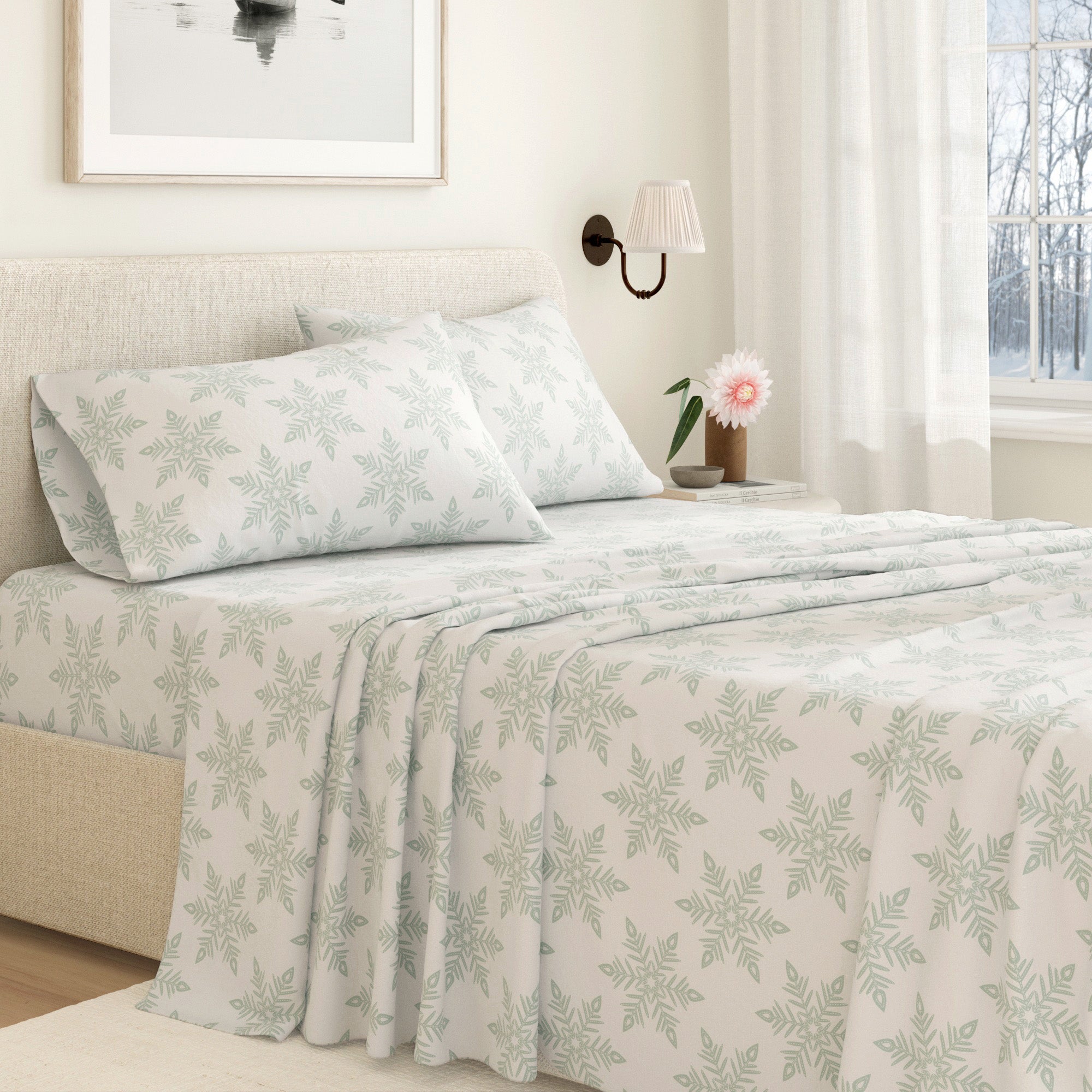 Turkish Cotton Flannel Sheet - Belle Collection